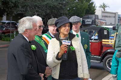 Aimee Fuller and St. Patrick's Day festivities