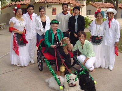 Aimee Fuller and St. Patrick's Day festivities