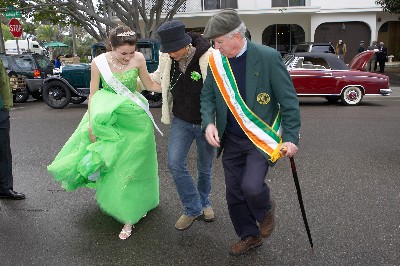 Aimee Fuller and St. Patrick's Day festivities
