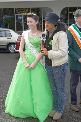 Aimee Fuller and St. Patrick's Day festivities