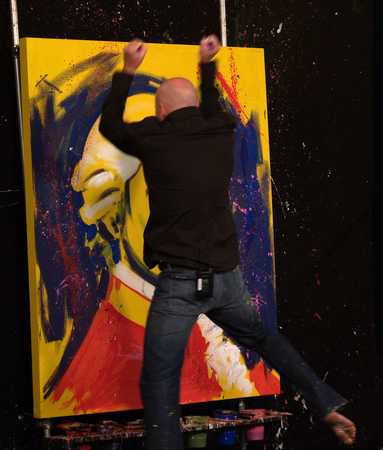 Splash Paint In Motion, Stephen Fishwick