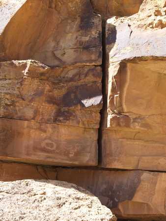 Nine Mile Canyon Petroglyphs, Utah by Phil Konstantin