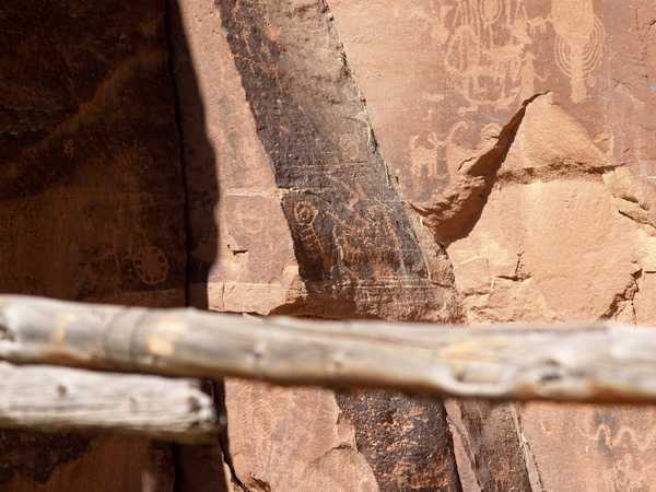 Nine Mile Canyon Petroglyphs, Utah by Phil Konstantin