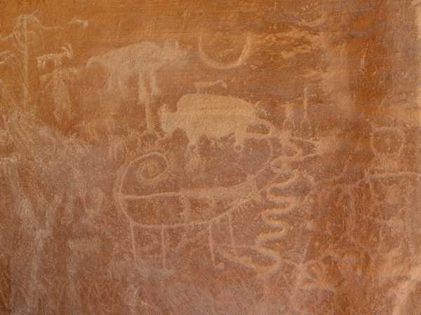 Nine Mile Canyon Petroglyphs, Utah by Phil Konstantin