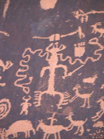 Newspaper Rock Petroglyphs by Phil Konstantin